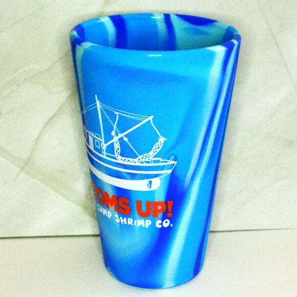 Bubba Gump Colorful Silicone Restaurant Souvenir Cups Movie Memento Forrest Gump - Picture 4 of 11
